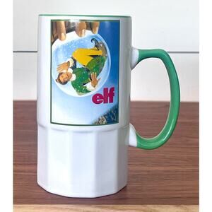 The Elf Movie 20 oz Tall Ceramic Mug Cup Will Ferrell Holiday Christmas
